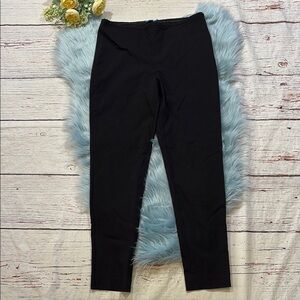 J. McLaughlin Ankle Trouser Black Pants sz 8